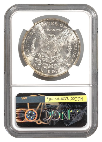 1886 Morgan $1 NGC MS65