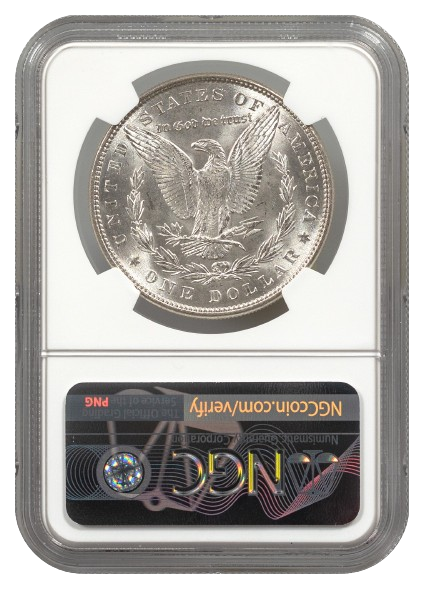 1887 Morgan $1 NGC MS63