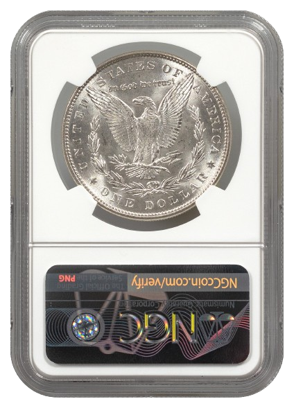 1887 Morgan $1 NGC MS64