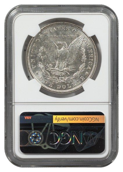 1887 Morgan $1 NGC MS65