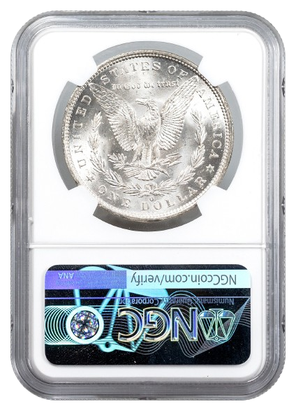 1887-O Morgan $1 NGC MS63