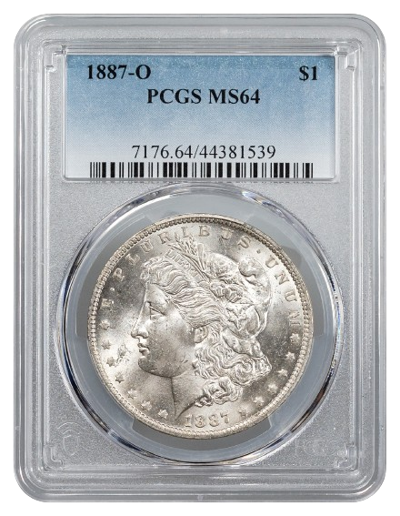 1887-O Morgan $1 PCGS MS64