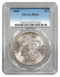 1888 Morgan $1 PCGS MS63