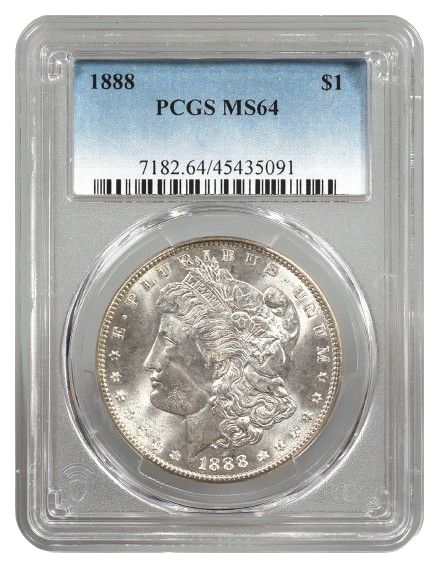 1888 Morgan $1 PCGS MS64