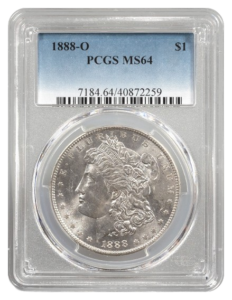 1888-O Morgan $1 PCGS MS64
