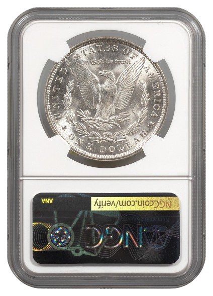 1889 Morgan $1 NGC MS65