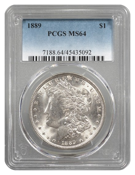 1889 Morgan $1 PCGS MS64