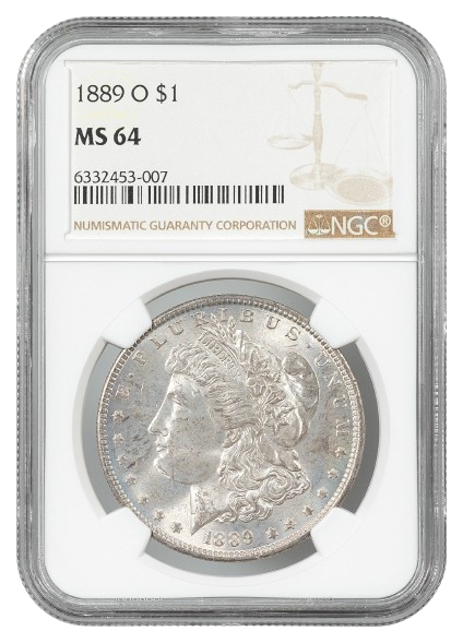 1889-O Morgan $1 NGC MS64