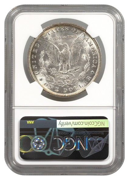 1890-O Morgan $1 NGC MS63