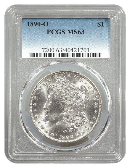 1890-O Morgan $1 PCGS MS63