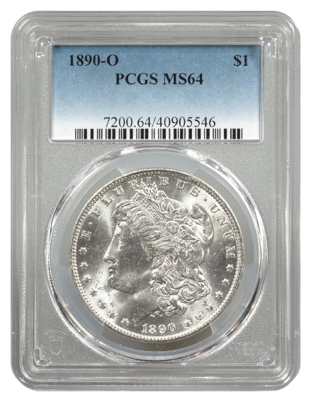 1890-O Morgan $1 PCGS MS64