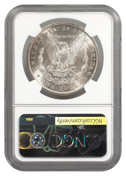 1890-S Morgan $1 NGC MS63