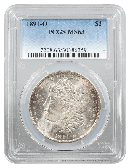 1891-O Morgan $1 PCGS MS63