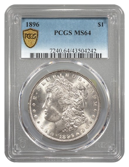 1896 Morgan $1 PCGS MS64