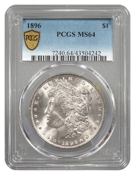 1896 Morgan $1 PCGS MS64