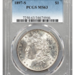 1897-S MORGAN $1 PCGS
