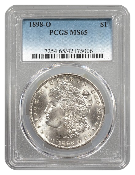 1898-O Morgan $1 PCGS MS65