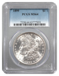 1899 Morgan $1 PCGS MS64