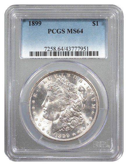 1899 Morgan $1 PCGS MS64