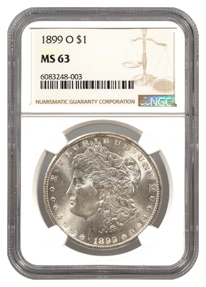 1899-O Morgan $1 NGC MS63