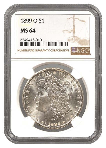 1899-O Morgan $1 NGC MS64