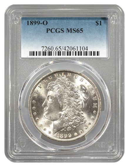 1899-O Morgan $1 PCGS MS65