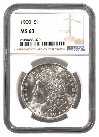 1900 Morgan $1 NGC MS63