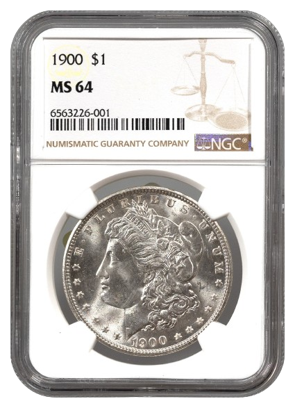 1900 Morgan $1 NGC MS64