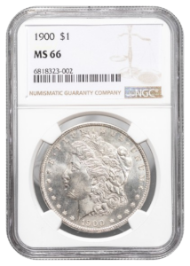 1900 Morgan $1 NGC MS66