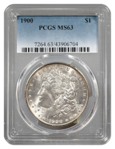 1900 Morgan $1 PCGS MS63