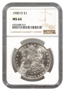 1900-O Morgan $1 NGC MS64
