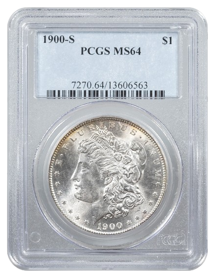 1900-S Morgan $1 PCGS MS64