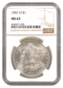 1901-O Morgan $1 NGC MS63