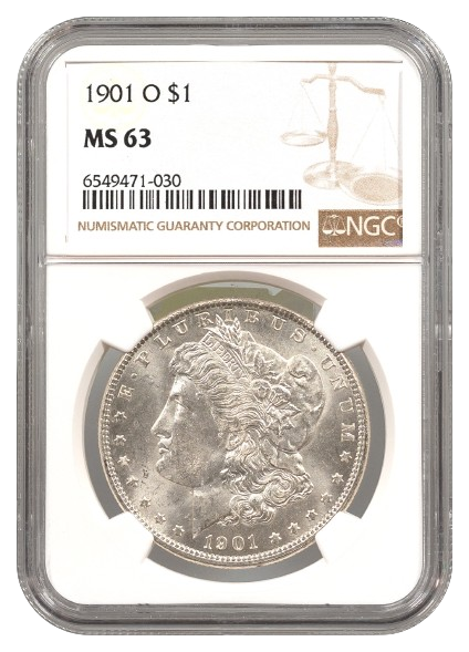 1901-O Morgan $1 NGC MS63