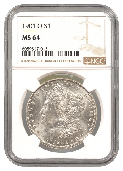 1901-O Morgan $1 NGC MS64