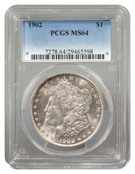 1902 Morgan $1 PCGS MS64