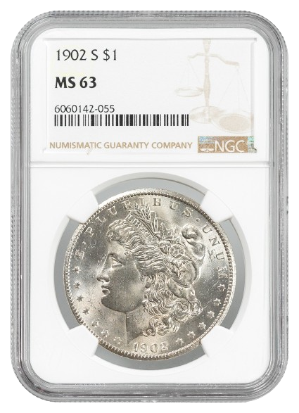 1902-S Morgan $1 NGC MS63
