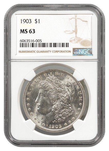 1903 Morgan $1 NGC MS63