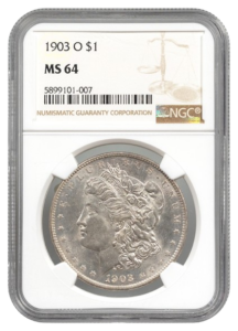 1903-O Morgan $1 NGC MS64