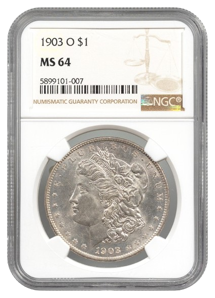 1903-O Morgan $1 NGC MS64