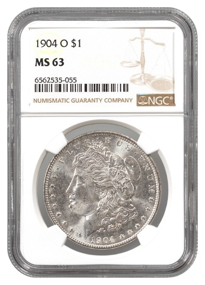 1904-O Morgan $1 NGC MS63