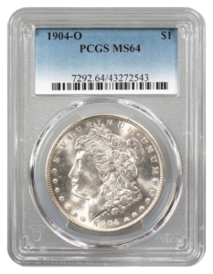 1904-O Morgan $1 PCGS MS64