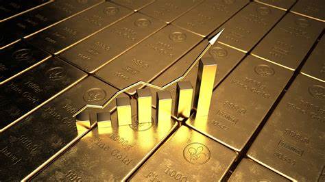 Gold prices rising