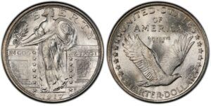 Type 1 Standing Liberty Quarter