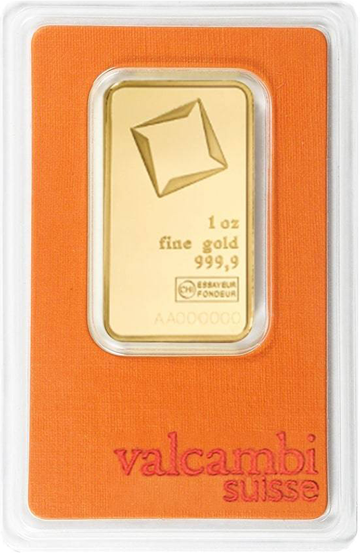 IRA 1 oz Gold Bar (New w/Assay, Types Vary)