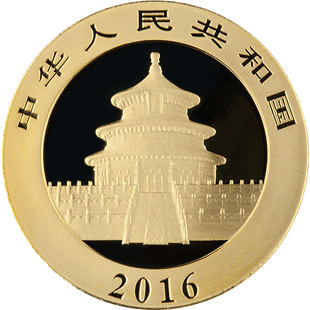30 gram Chinese Gold Panda Coin (BU, Dates Vary)