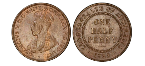 1923 Halfpenny 