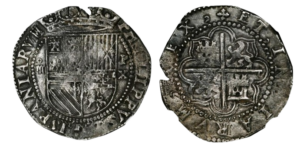 2 reales Philip II (Assayer X) 
