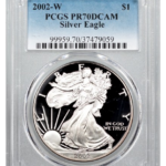 2002-W 1 oz Silver Eagle PCGS