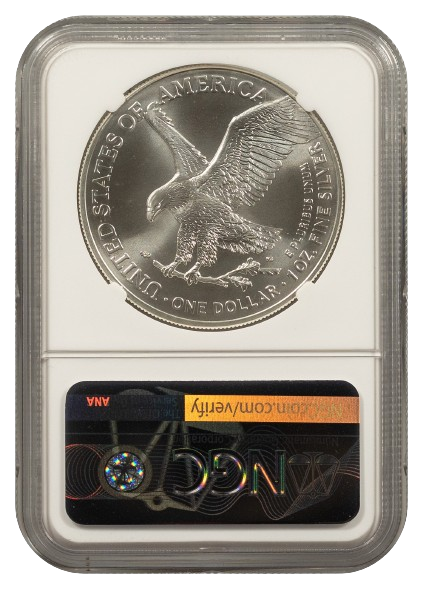 2021 1 oz Silver Eagle NGC T2 MS69